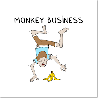 Monkey business Posters and Art